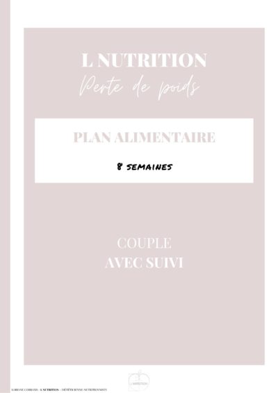 L NUTRITIon couple suivi